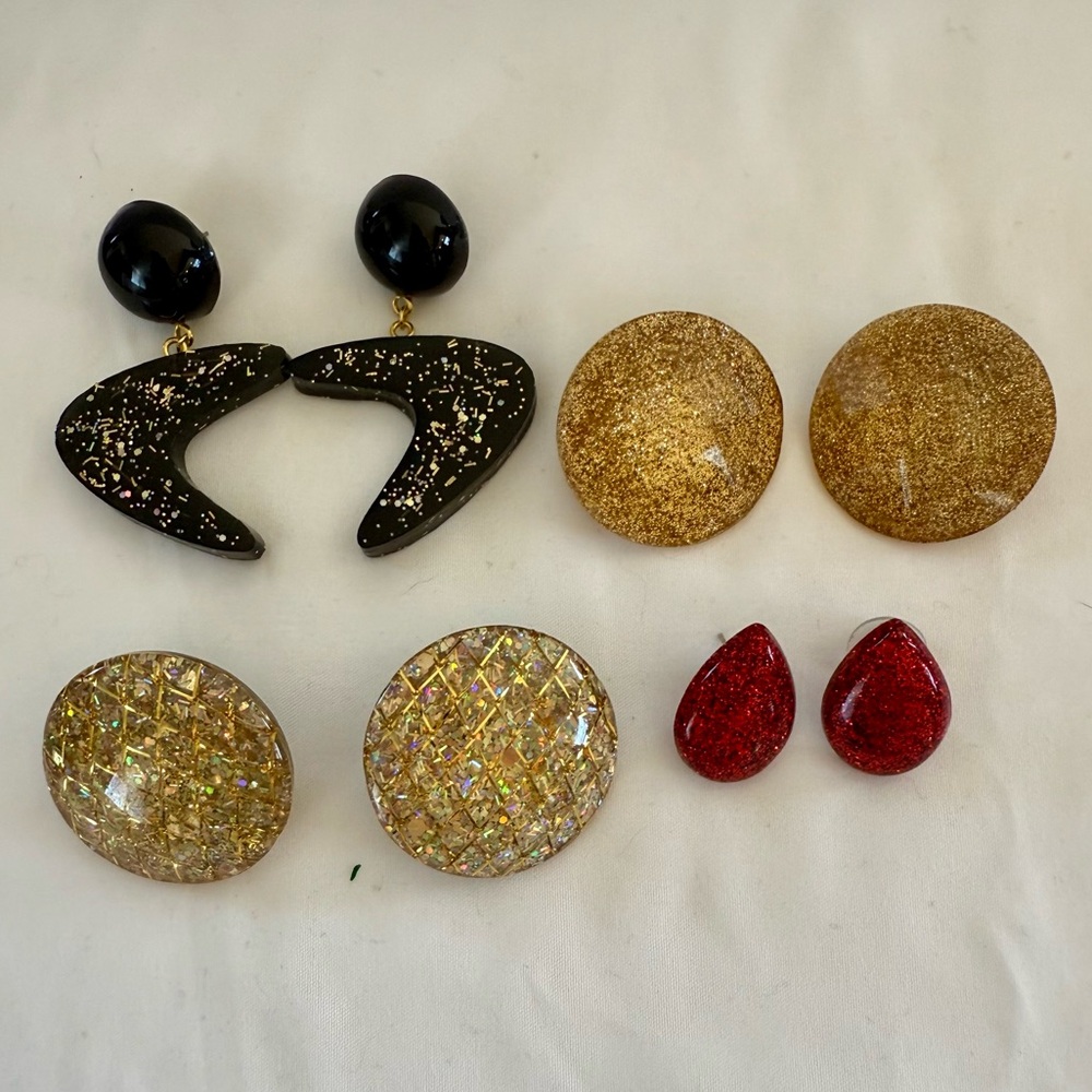 Resin earrings